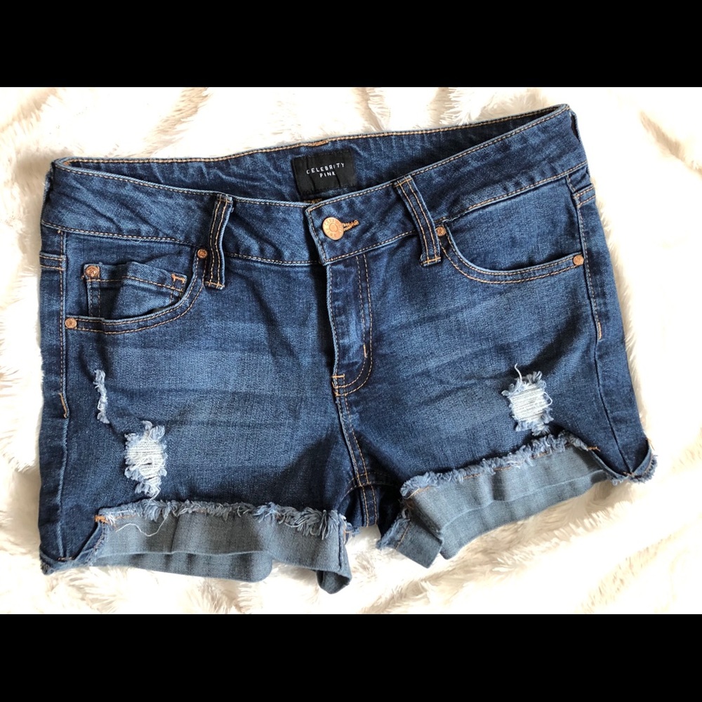 Denim shorts